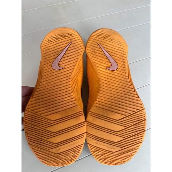 Nike Metcon 5 Training Shoes Sneaker AO2982-081Gray Orange White Women’s Size 8 - Picture 7 of 11